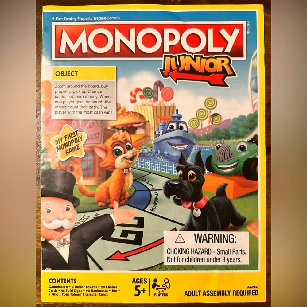 KIDS Hasbro Gaming Monopoly Junior - My First Monopoly Game